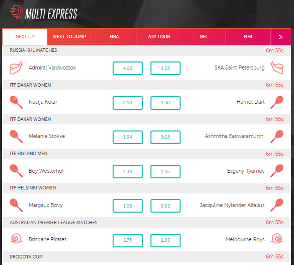 crownbet multi express