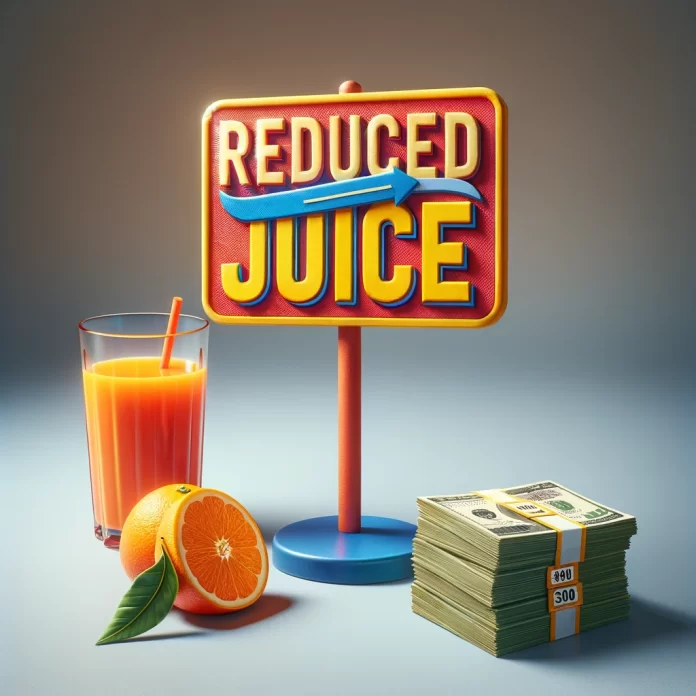 what is reduced juice betting