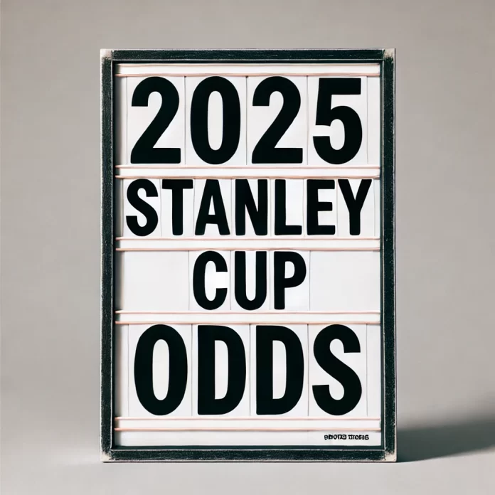 2025 stanley cup odds