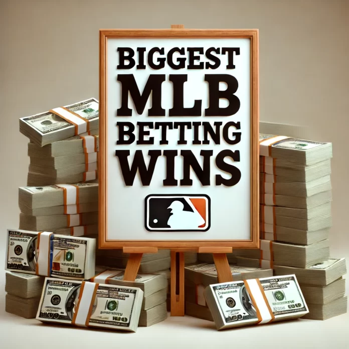 biggest baseball betting wins