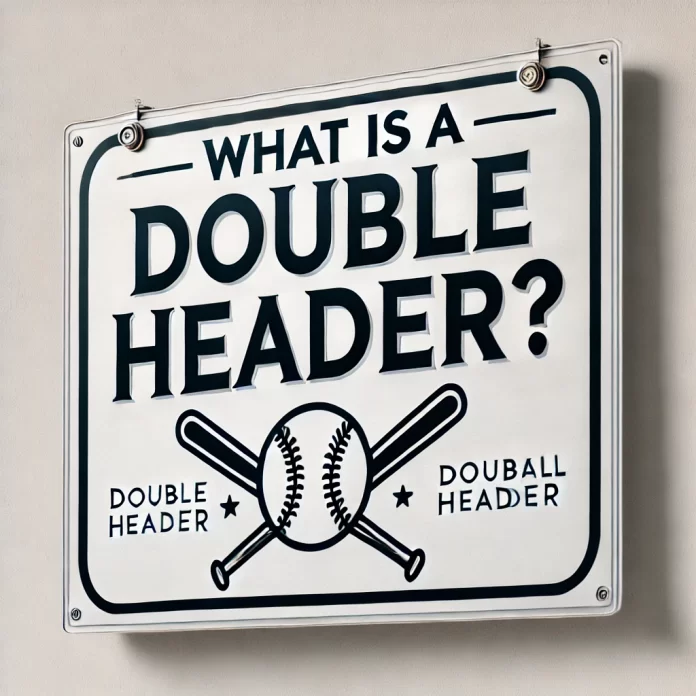 What Is A Double Header In Baseball?