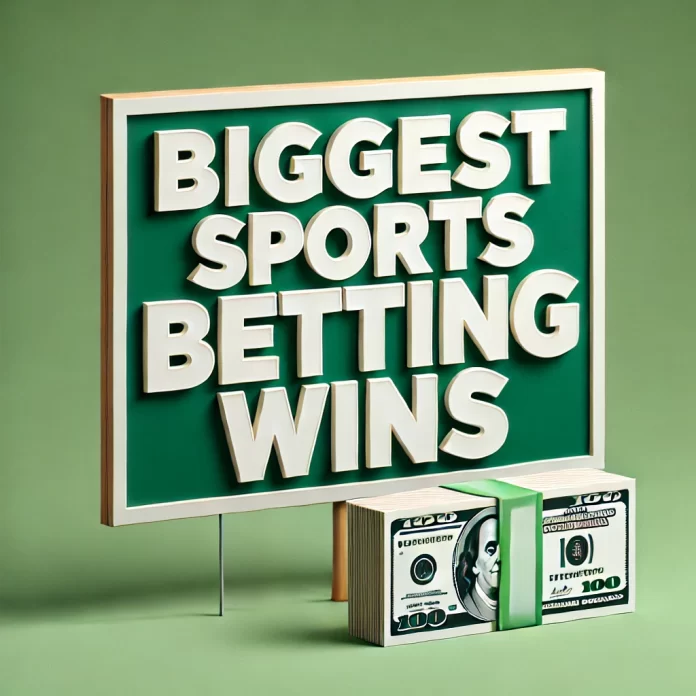 biggest sports betting wins ever