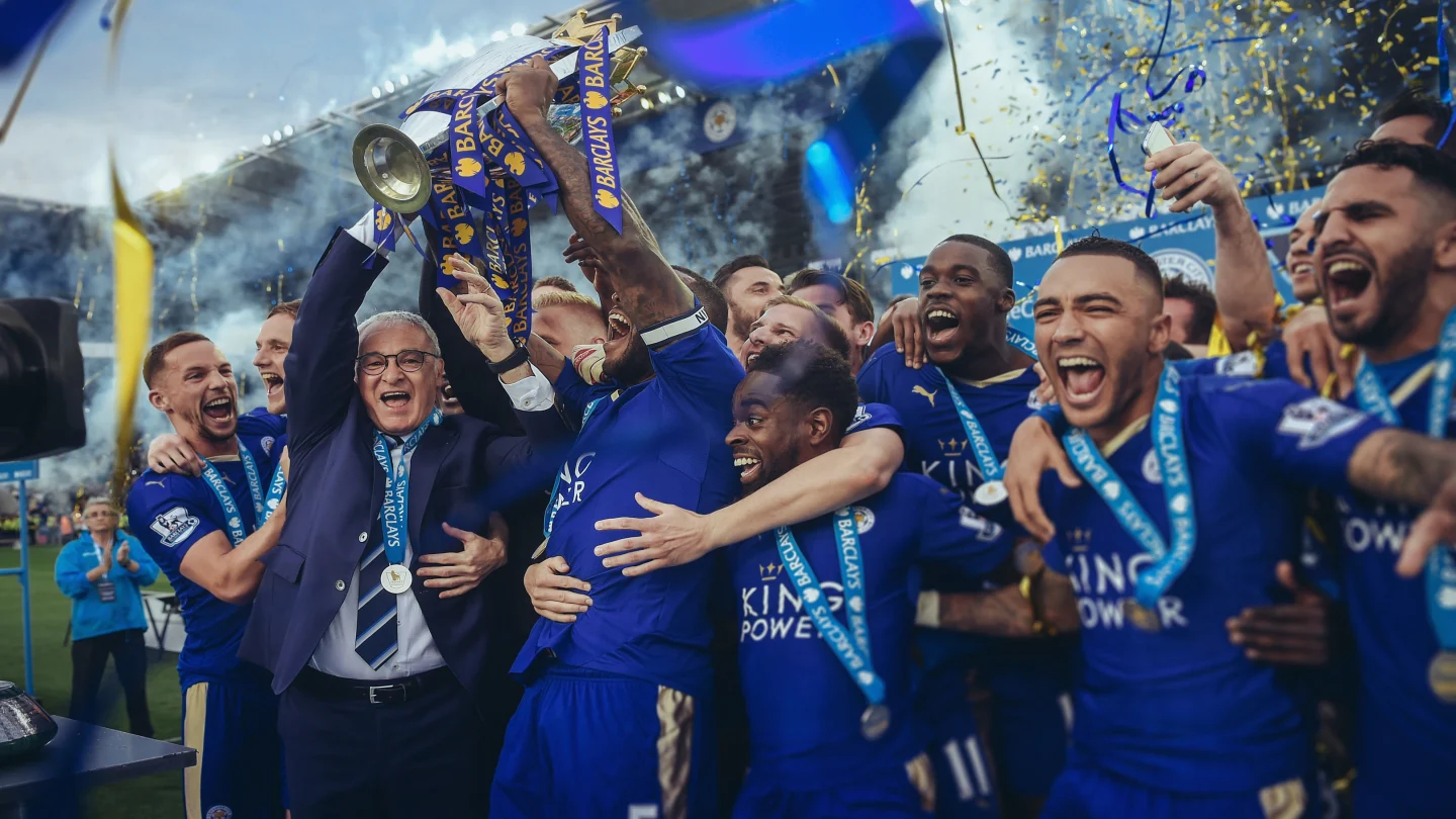 leicester city win premier leage