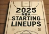 2025 NBA Starting Lineups