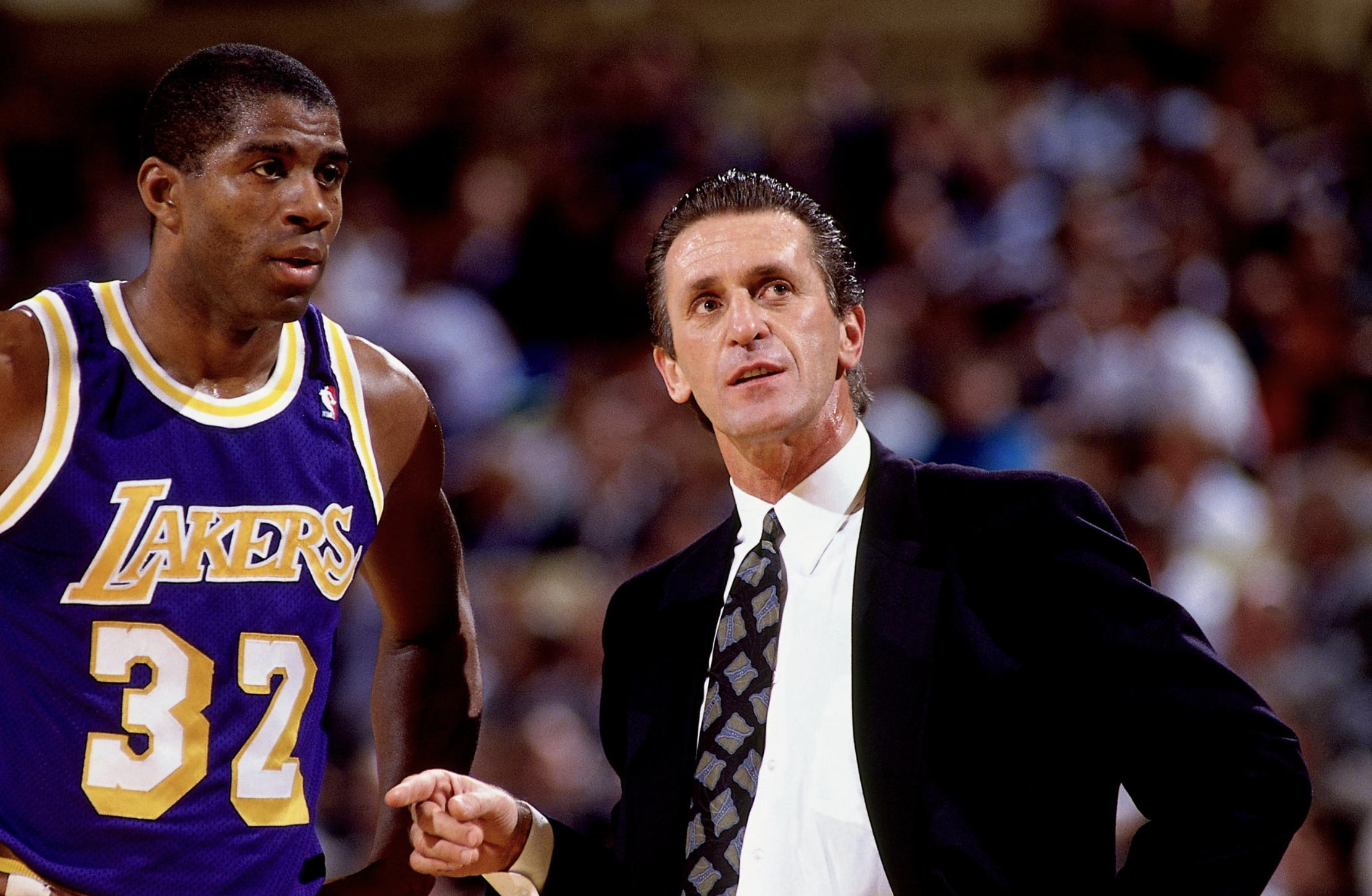 Pat Riley and magic johnson