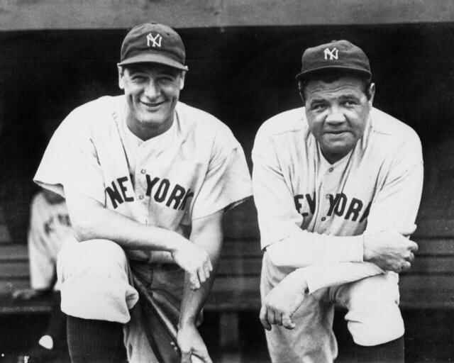 1927 yankees babe ruth lou gehrig