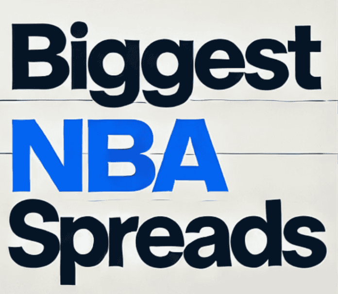 biggest nba betting spreads ever